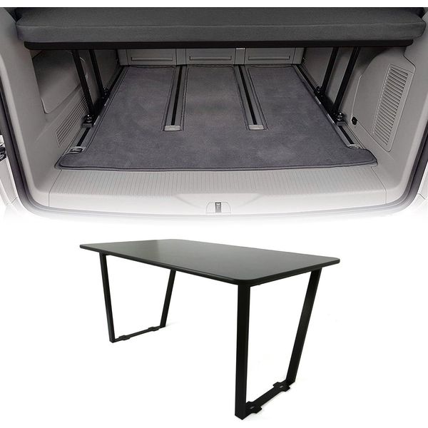 Estensione Ripiano Letto Multiflexboard Per Volkswagen T7 2024-2025 Nero 3X-image