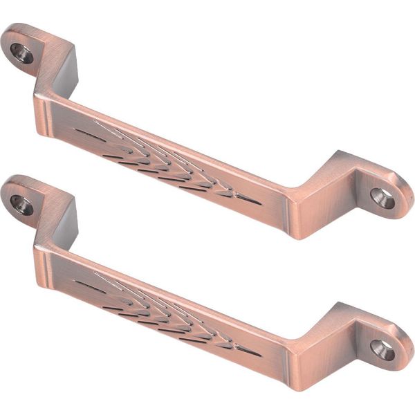 2 Set Di Maniglie E Tiranti Per Porte Scorrevoli In Lega Di Alluminio Per Porte Scorrevoli, Cancelli E Armadietti Con Viti-image