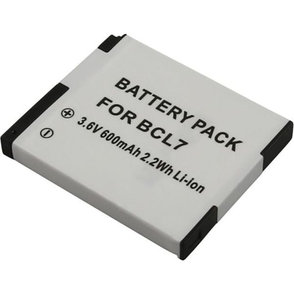 Avizar, Batteria Ricaricabile Panasonic DMC-F5 600 Mah 3,6 V Li-Ion, Bianco-image