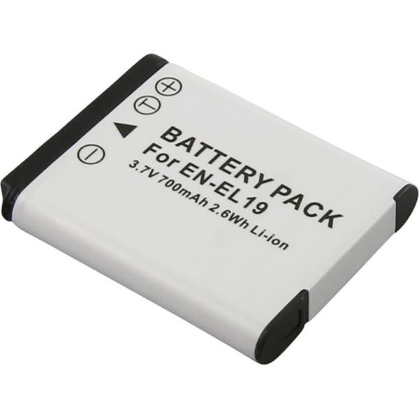 Avizar, Nikon EN-EL19 700 Mah 3,7 V Li-Ion, Bianco-image