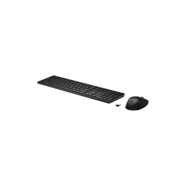 Set Tastiera E Mouse Wireless Hp 655, Dimensioni Complete (100%), Wireless, Rf Wireless, Membrana, Nero, Mouse Incluso-image