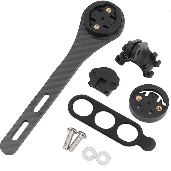 Supporto Per Computer Da Bicicletta, Combinazione Manubrio-Attacco Manubrio In Carbonio, Per Computer Da Bicicletta Garmin E Bryton (Versione Bryton)-image