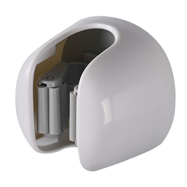 Supporto Per Mocio E Scopa Supporto A Parete Senza Foratura, Grigio/Bianco-image