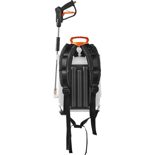 Succebuy Spruzzatore A Pressione Senza Fili, Spruzzatore Elettrico Da 16 L, 2 Barre Di Spruzzatura E 8 Ugelli, Pressione Regolabile Da 0 A 6 Bar, 4 Ore Di Funzionamento, Spruzzatore Portatile A Zaino Per Giardinaggio, Pulizia E Diserbo-image