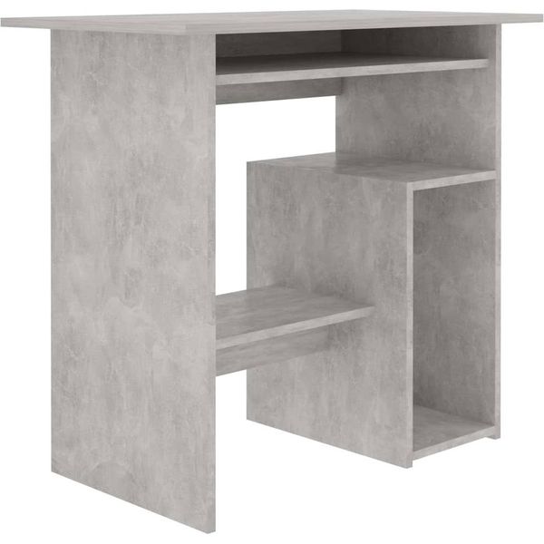 Syfax™ Scrivania Grigio Cemento 80X45X74 Cm In Legno Multistrato-image