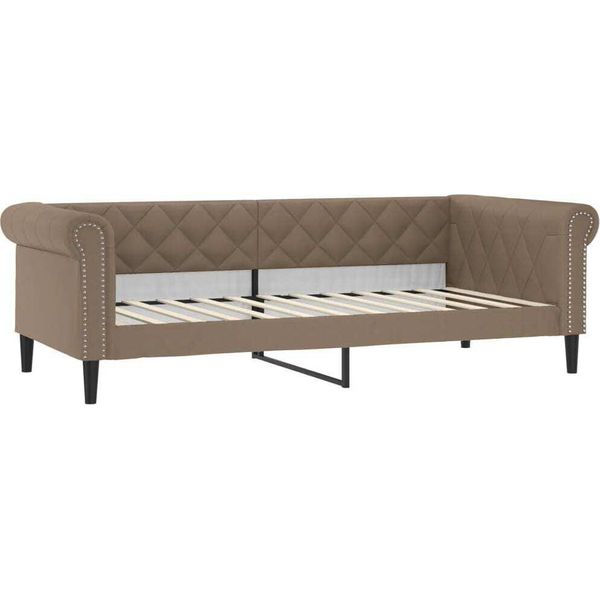 Syfax™ Letto Da Giorno Cappuccino 100X200 Cm In Pelle Finta-image