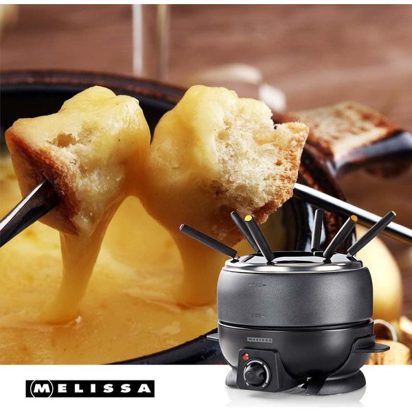Set Per Fonduta Elettrica, 2,3 L, Per 6 Persone, Temperatura Regolabile-image