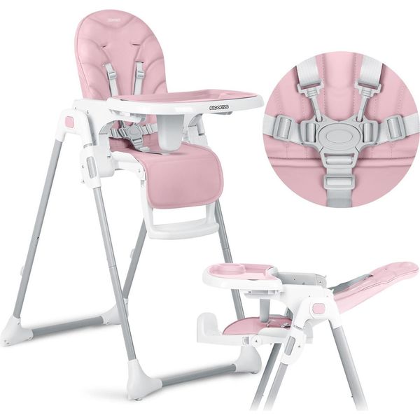Sedia Da Pranzo Rosa Per Bambini Ricokids Tulo-image