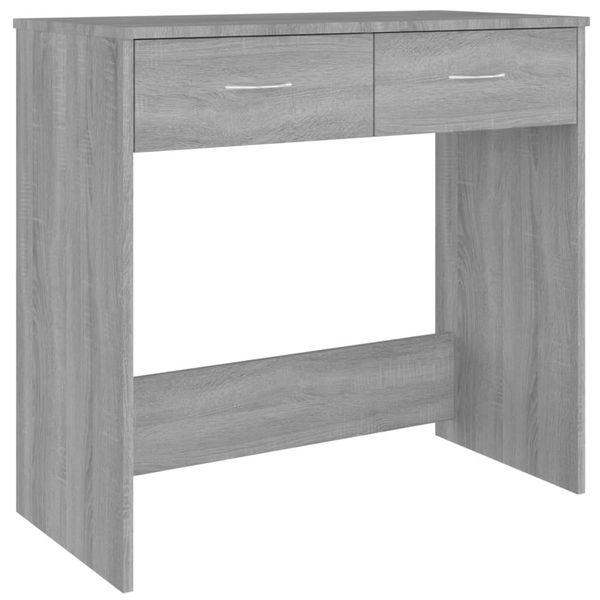 Syfax™ Scrivania Grigio Sonoma 80X40X75 Cm In Legno Multistrato-image