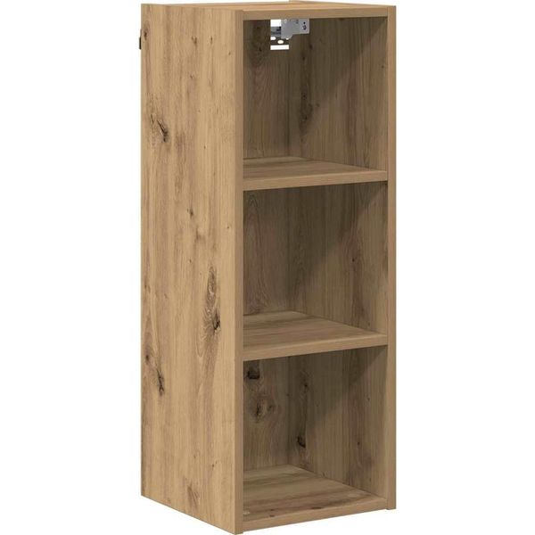 Syfax™ Armadio Pensile Rovere Artigianale 30 X 29,5 X 80 Cm-image