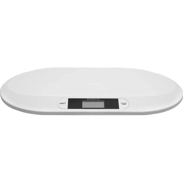 Bilancia Pesapersone Per Neonati, Display Digitale, Design Leggero, Bianca-image