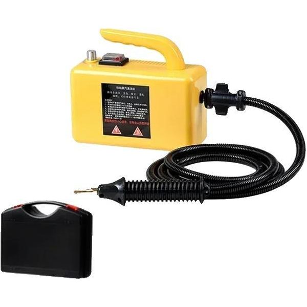 Pulitore A Vapore, Alta Temperatura, Design Portatile, Giallo, 220 V, Eu-image