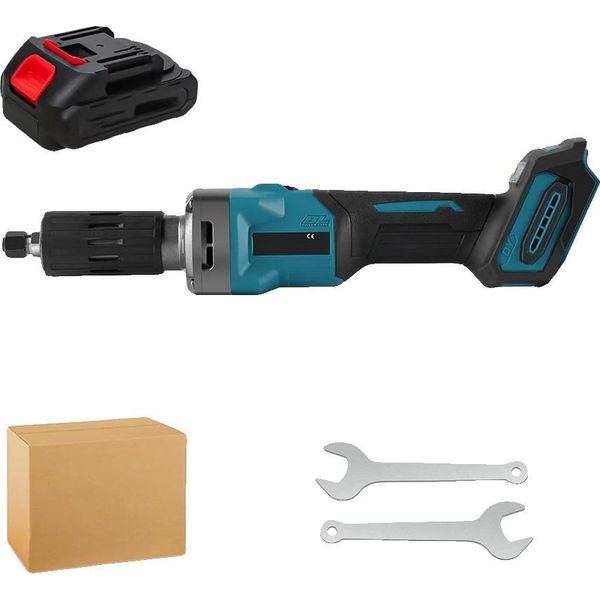 Smerigliatrice Angolare Elettrica, A Batteria, Velocità Variabile, 1 Batteria-image