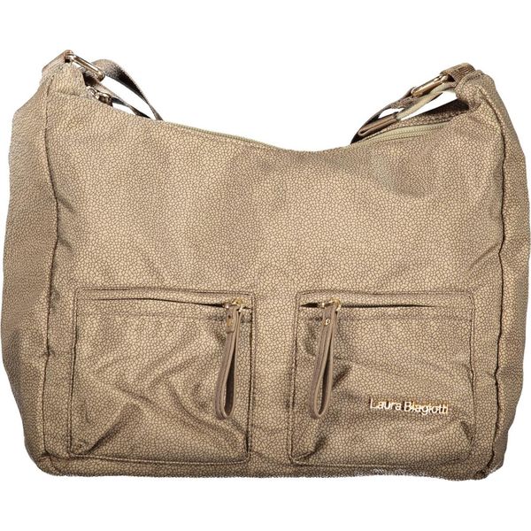 Elegante Borsa Da Donna Beige Con Pratica Tracolla E Scomparti Interni-image