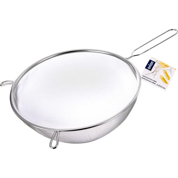 Orion | Colino Da Cucina - Acciaio Inox - Con Manico - 24,5 Cm - Lavabile In Lavastoviglie - Applicazione Universale-image