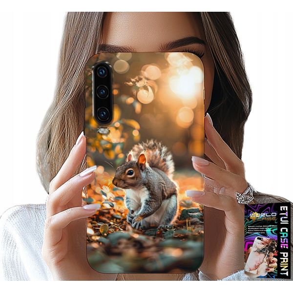 Custodia Per Huawei P30 - Simpatico Scoiattolo, Custodia Con Design Personalizzato-image