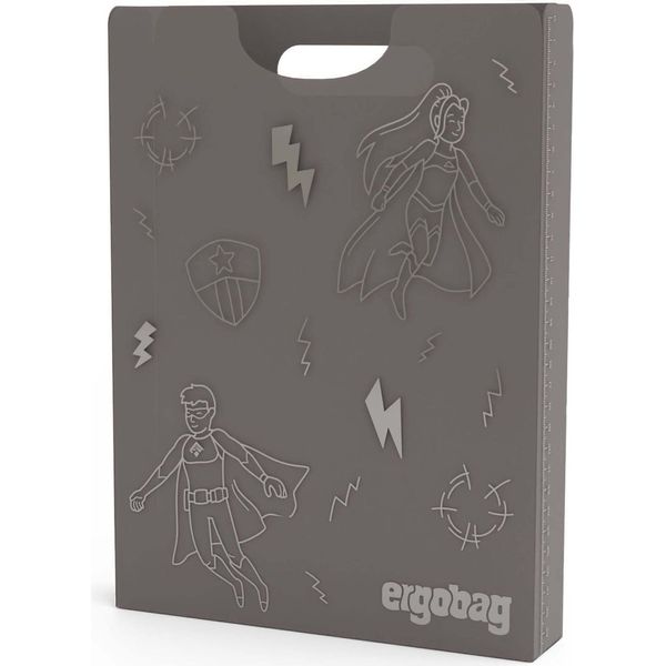 Ergobag Scatola Per Quaderni Folder Box With Carrying Handle Superhero Grigio-image