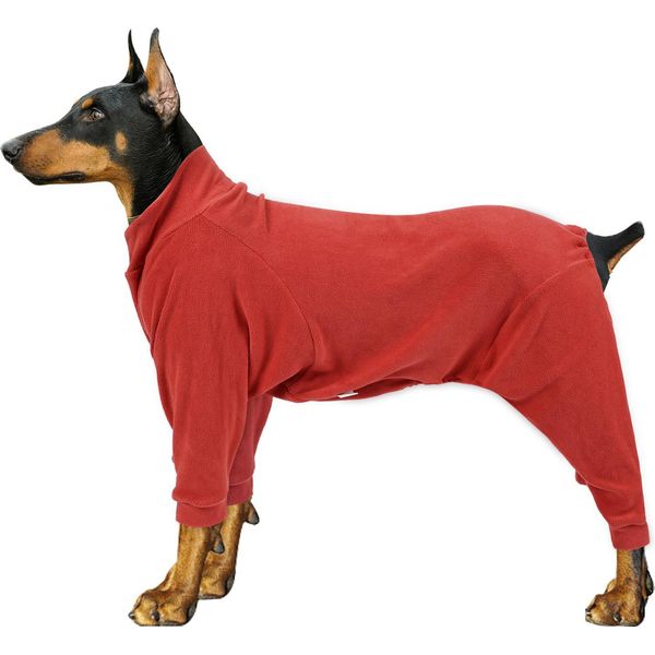 Giacca In Pile Per Cani, Caldo Cappotto Invernale, Maglione A Quattro Zampe Per Cani Di Taglia Media E Grande-image