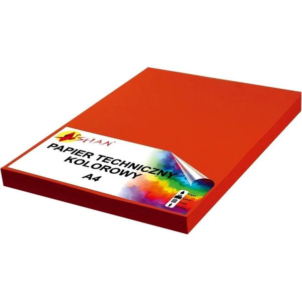 Carta Tecnica A4 320G Rosso Intensivo 50 Fogli-image