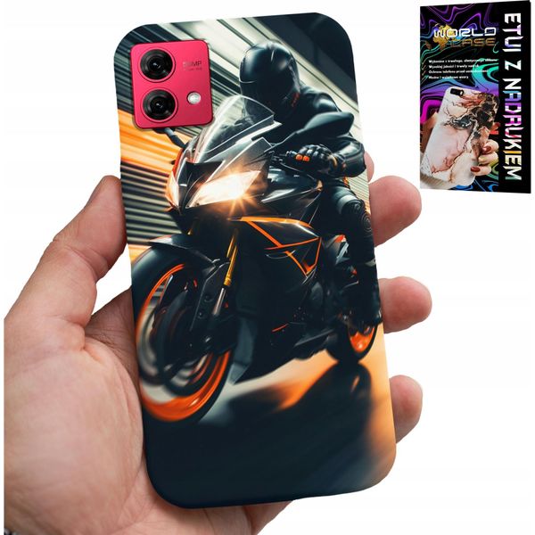Custodia Per Motorola Edge 40 Neo - Fan Motorbike + Foil-image