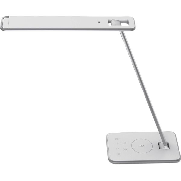 Unilux 400093836 Lampada Da Tavolo Unilux Led Jazz, Bianco / Grigio Metallo-image