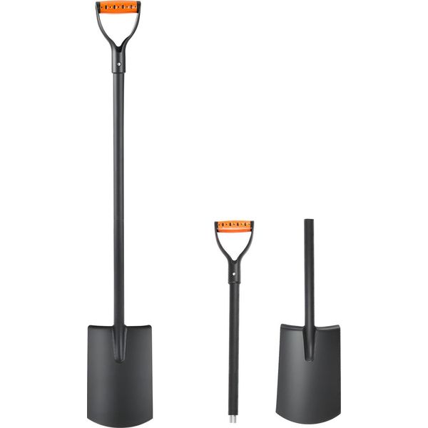 Succebuy Vanga Da Giardiniere, 122 Cm, Pala Da Giardino Con Robusta Lama In Acciaio E Impugnatura Ergonomica A D, Attrezzo Da Giardino Versatile Per Il Giardinaggio, I Progetti Edilizi, Lo Scavo E Lo Sgombero Della Neve-image