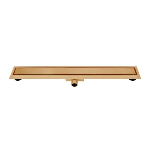Webo Rvs Douchegoot 100 Cm In Rame Completo Di Flens-image