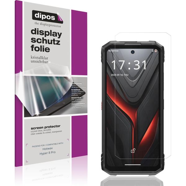 4X Pellicola Protettiva Per Hotwav Hyper 8 Pro Protezione Schermo Claro Display Dipos-image