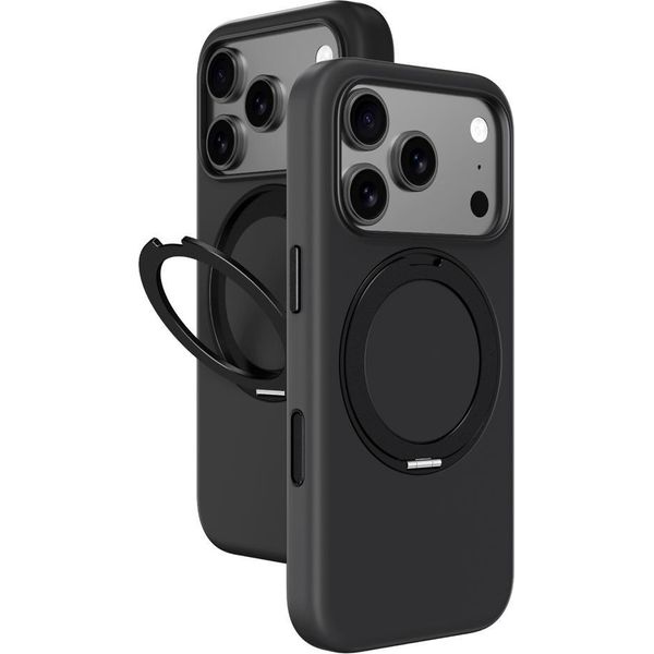 Amazingthing Custodia Cloudie Per Iphone 17 Pro Con Supporto - Nero-image