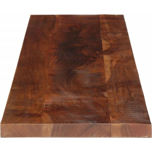 Vidaxl Piano Da Tavolo 180X20X3,8 Cm Rettangolare In Legno Massiccio Antico-image