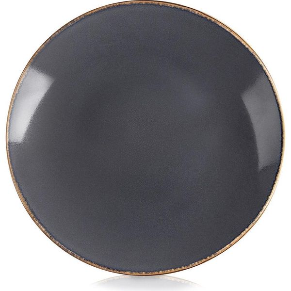 Orion | Piatto Da Portata - Ceramica - 27 Cm - Grigio - Piatto - Lavabile In Lavastoviglie - Adatto Al Microonde-image