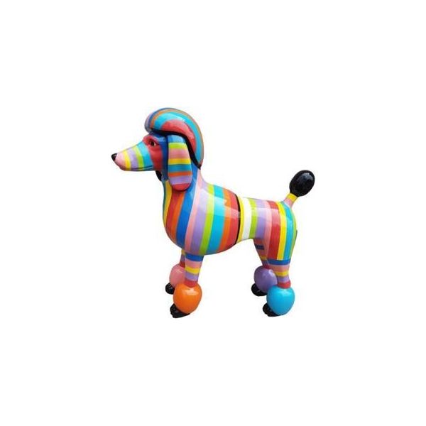 Cane Astratto Di 63 Cm Statua Scultura Decorazione Giardino Design Statue Decorazione-image