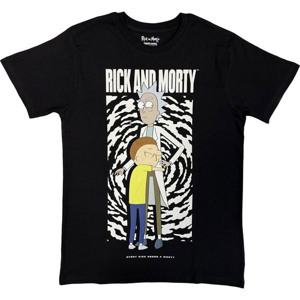 Rick And Morty - Maglietta Uomo/Donna Unisex RO15131 (Xxl) (Nero)-image