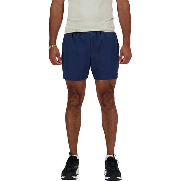 Pantaloncini New Balance Sport Essentials 5'' Blu S Uomo Blu S-image