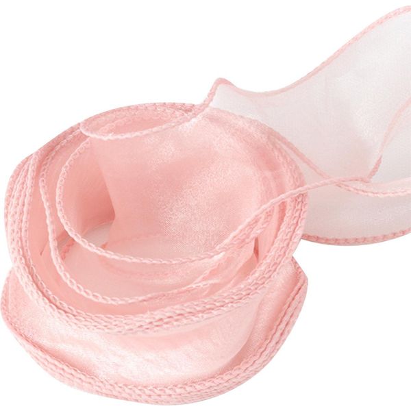 Nastro Di Raso, Rosa Chiaro, 2,2 Metri, Per Fiori, Torta, Capelli, Regalo, Decorazione-image