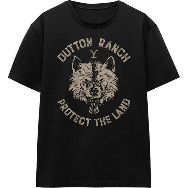 Yellowstone - Maglietta "Dutton Ranch Protect The Land"" Da Donna TV27739 (Xl) (Nero)"-image