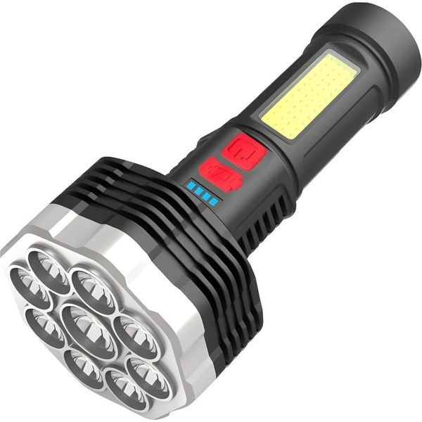 Torcia Powerbeam Led Con Ricarica Usb - Nero KP39090-image