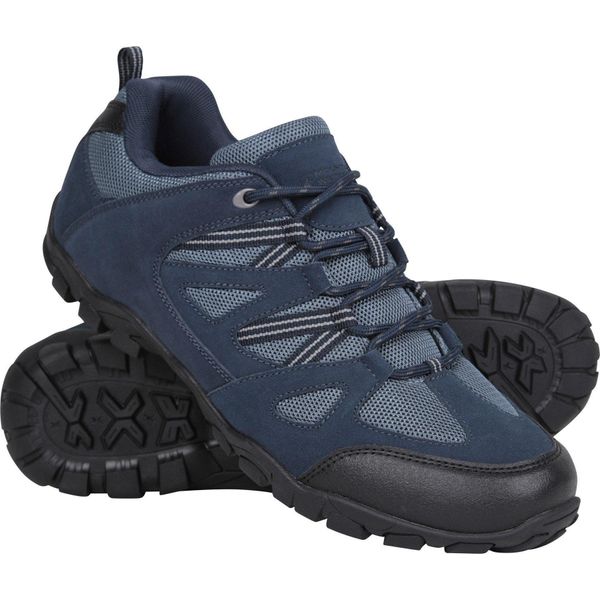 Mountain Warehouse - Scarpe Da Passeggio Per Bambini "Outdoor Iii"", Wildleder MW3311 (47 Eu) (Dunkelblau)"-image