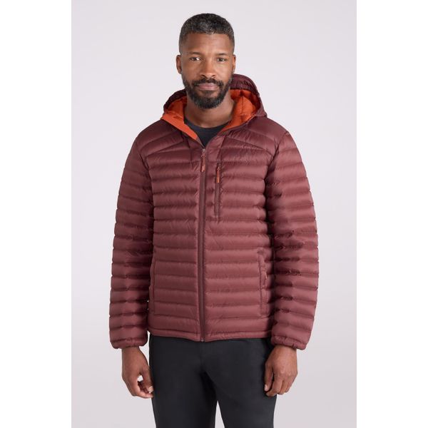 Mountain Warehouse - Giacca Trapuntata In Piuma D'oca "Henry Ii Extreme"" Da Uomo MW1738 (Xs) (Rosso Borgogna)"-image