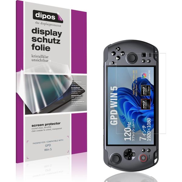 2X Pellicola Protettiva Per Gpd Win 5 Protezione Schermo Claro Display Dipos-image