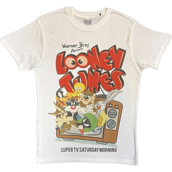Looney Tunes - T-Shirt Uomo/Donna Unisex RO15126 (L) (Bianco)-image