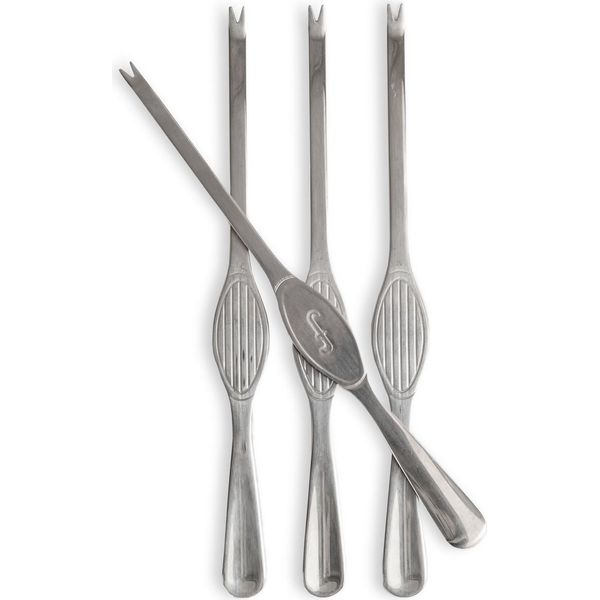 Sagaform Sivan Set Di 4 Pezzi Di Posate Per Frutti Di Mare E Crostacei In Acciaio Inox-image