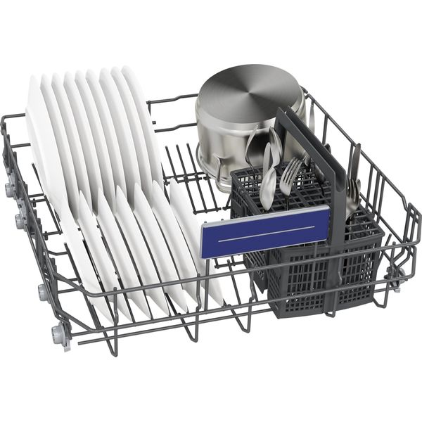 Siemens Iq300, Lavastoviglie Semintegrata, 60 Cm, Acciaio Spazzolato, SN53ES04TE-image