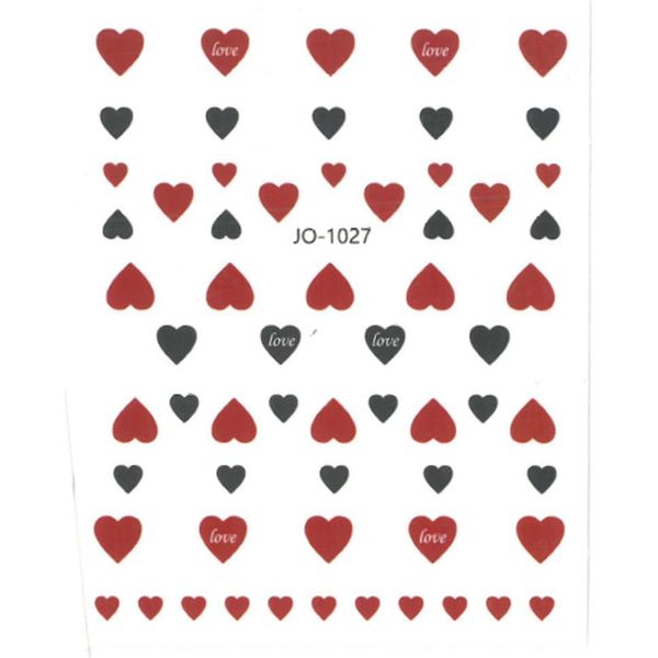 Adesivi Per Unghie Cuori Sottili Autoadesivi JO-1027-image
