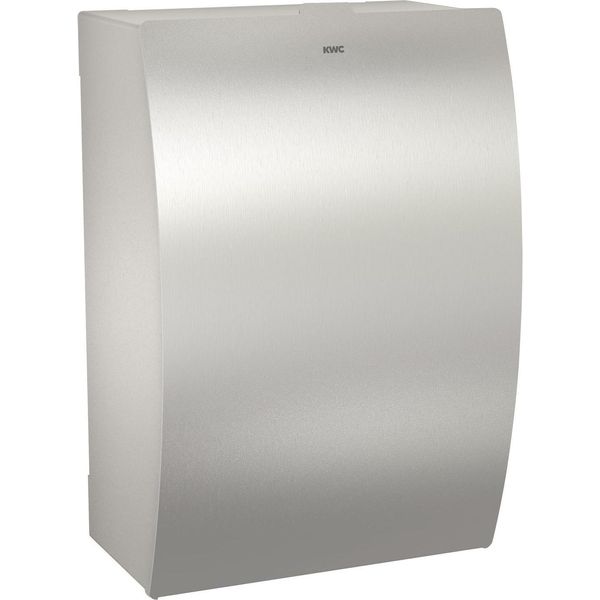 Kwc Ar Cestino Per Rifiuti Igienici, Stratos, Acciaio Inox, Montaggio Esterno, 205X305X134 Mm-image