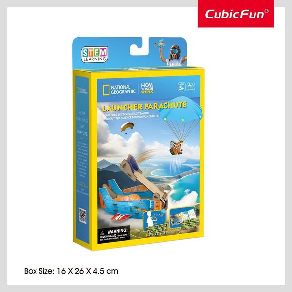Paracadute Di Lancio Puzzle 3D - National Geographic Design-image
