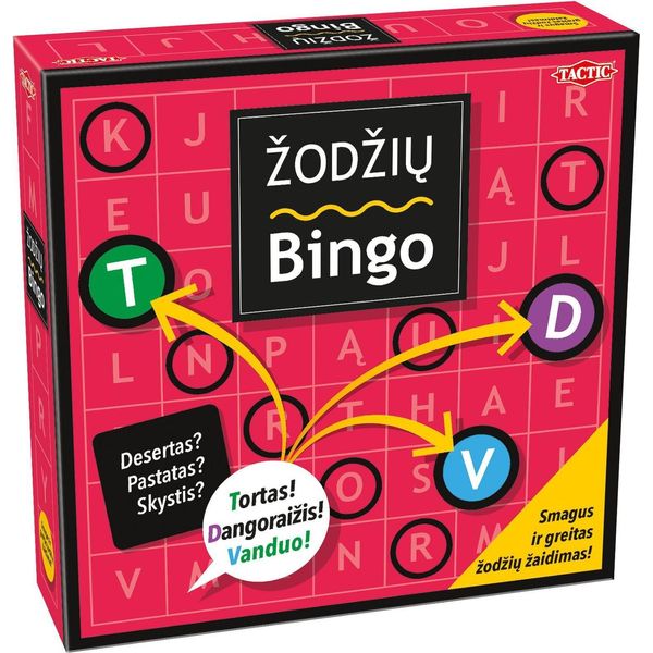 Gioco Tattico Di Parole Bingo (In Lingua Lituana)-image