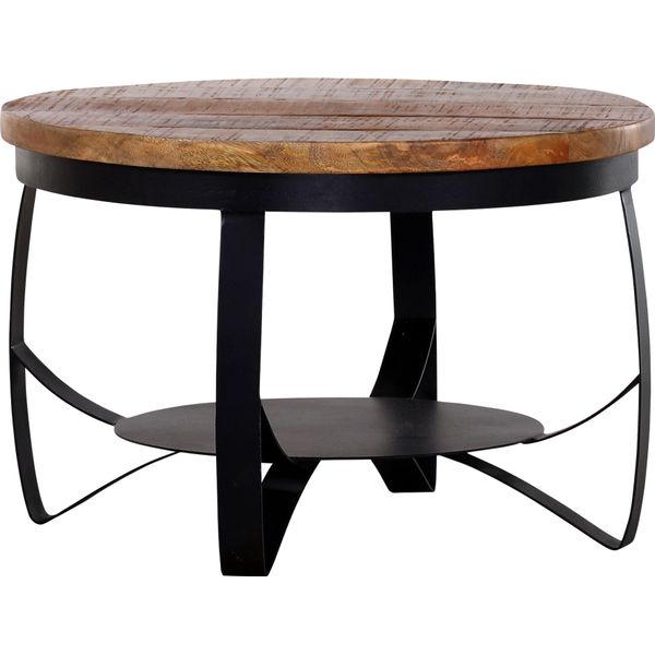 Couchtisch Gutmann Factory "Siesta", Beige (Natur, Schwarz, Natur), B:60Cm H:40Cm T:60Cm, Tische, Couchtisch-image