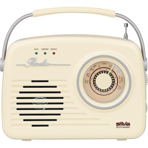 Silva Schneider Radio 20W Fm Usb Sd Scheda Di Memoria Beige Mono 1965 Beige-image
