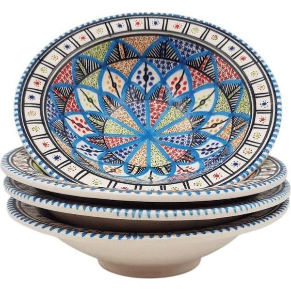 Set Di 4 Piatti Fondi Tebsi Bakir Royal - P 23 Cm-image